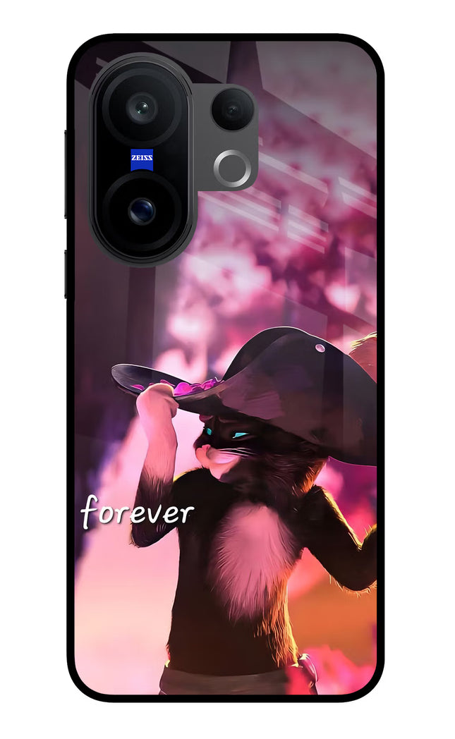 Forever Cat Vivo X200 FE Glass Case