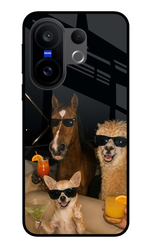 Party Squad Vivo X200 FE Glass Case