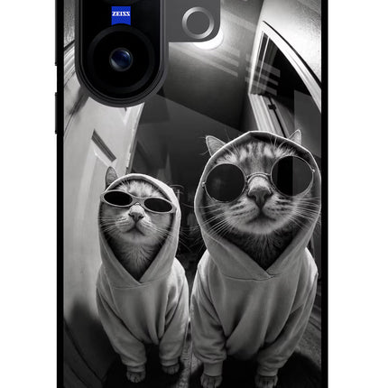 Hood Cats Vivo X200 FE Glass Case