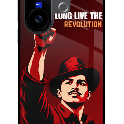 Bhagat Singh Revolution Vivo X200 FE Glass Case