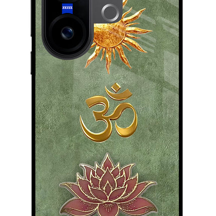 Om & Lotus Vivo X200 FE Glass Case