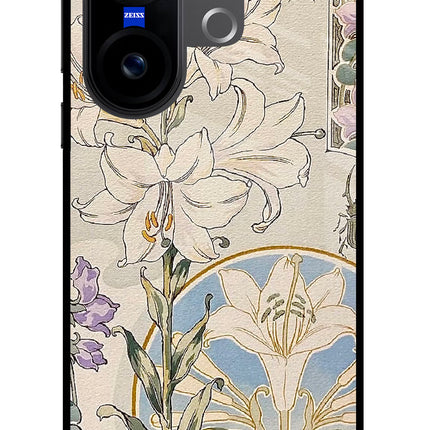 White Lily Vivo X200 FE Glass Case