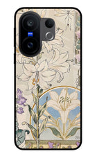 White Lily Vivo X200 FE Glass Case