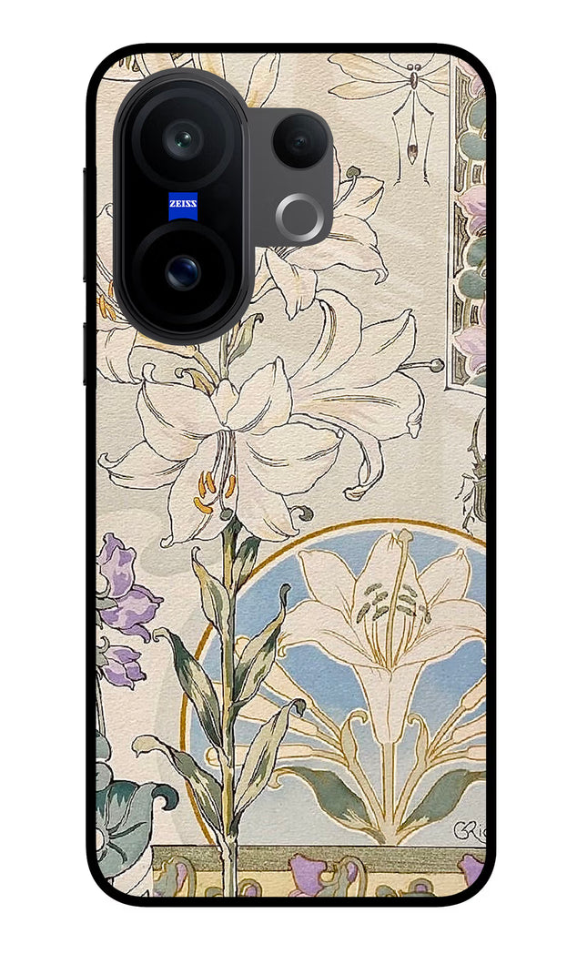 White Lily Vivo X200 FE Glass Case