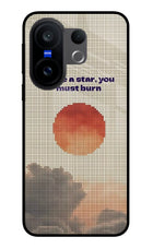Pixel Sun Vivo X200 FE Glass Case