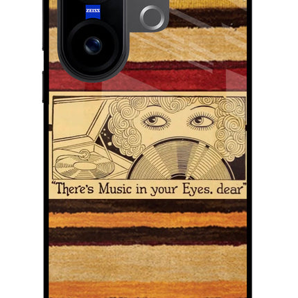 Vinyl Stripes Vivo X200 FE Glass Case
