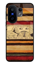 Vinyl Stripes Vivo X200 FE Glass Case
