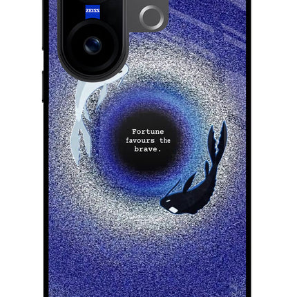 Dark Koi Vivo X200 FE Glass Case