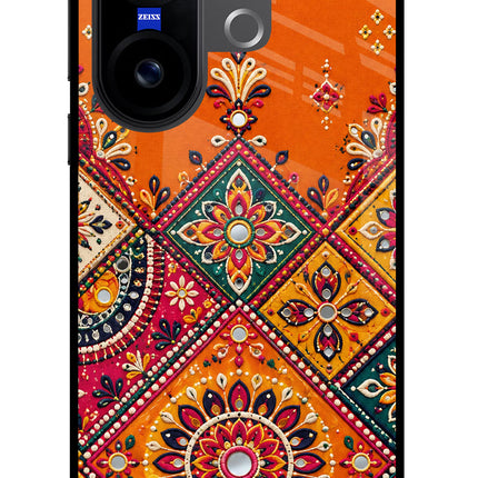 Kutch Glow Vivo X200 FE Glass Case