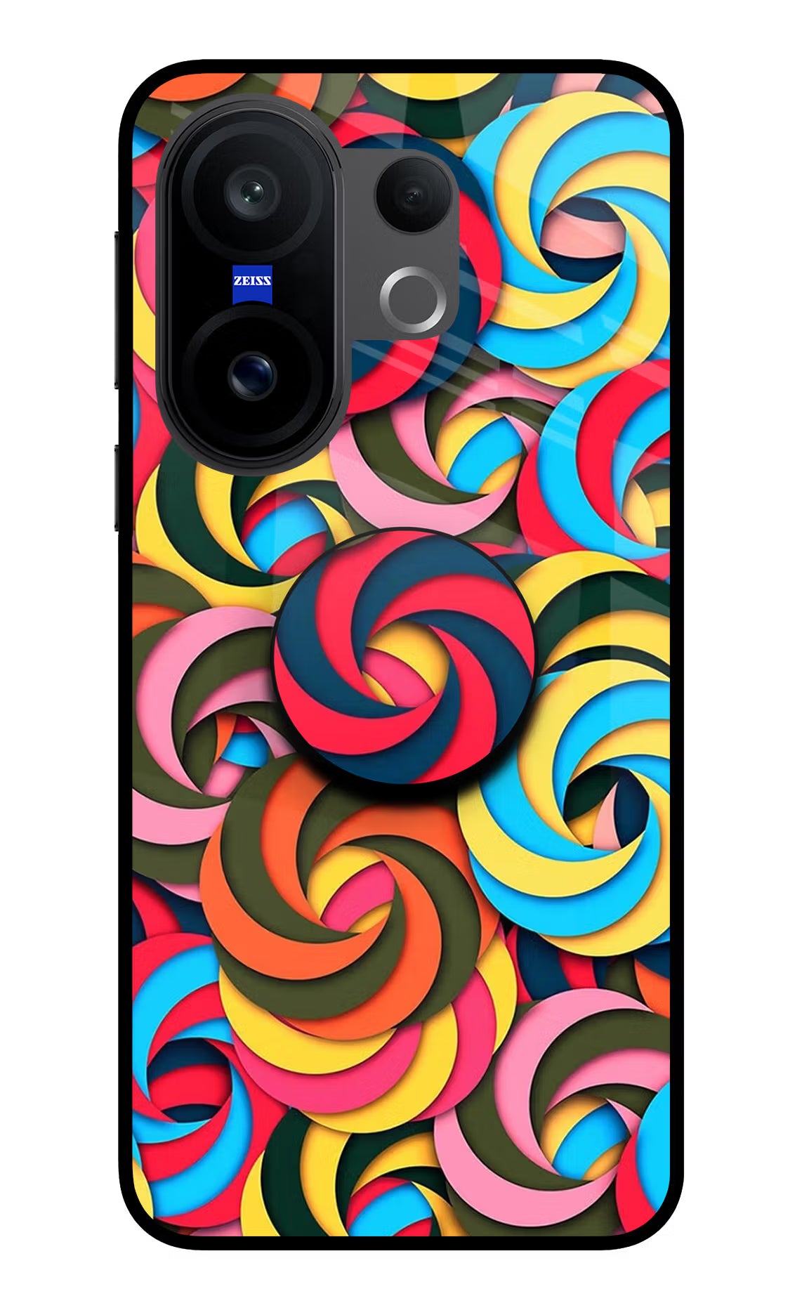 Spiral Pattern Vivo X200 FE Pop Case by Casekaro