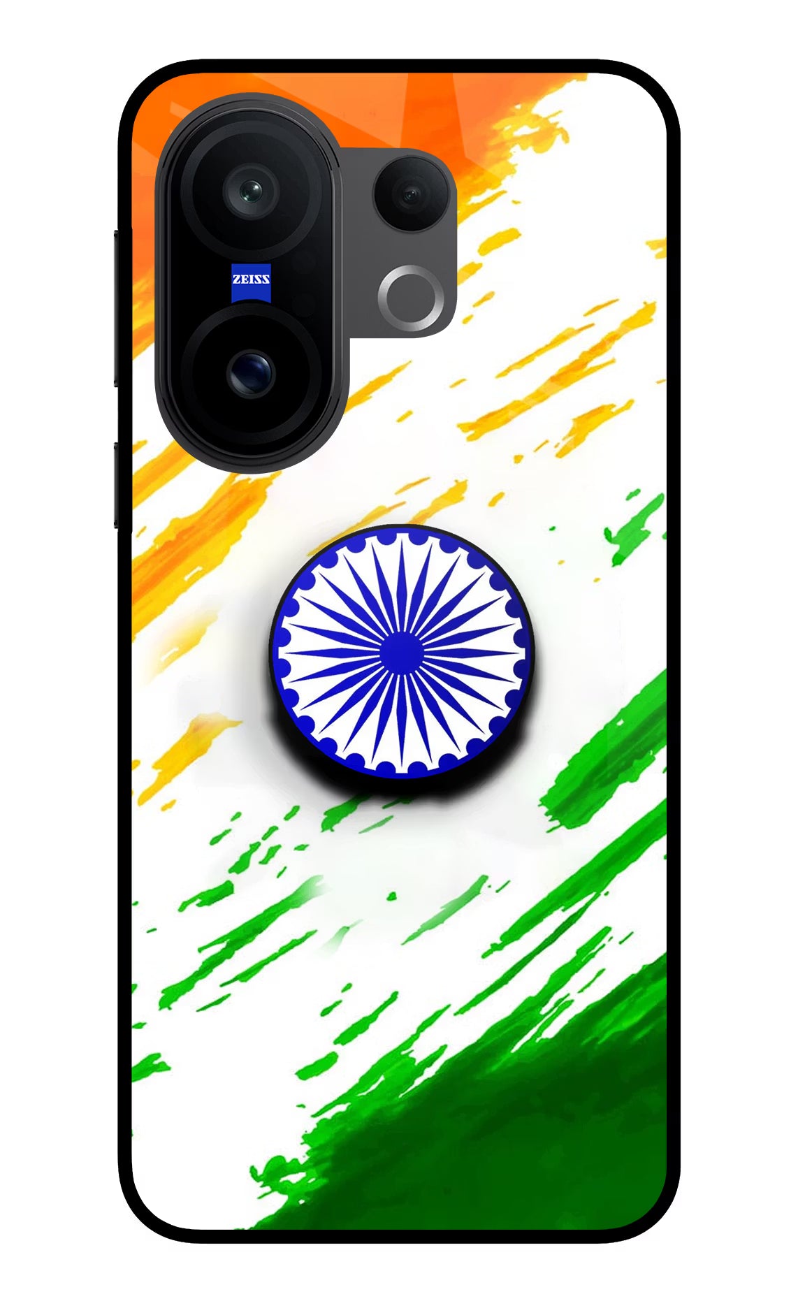Indian Flag Ashoka Chakra Vivo X200 FE Pop Case by Casekaro
