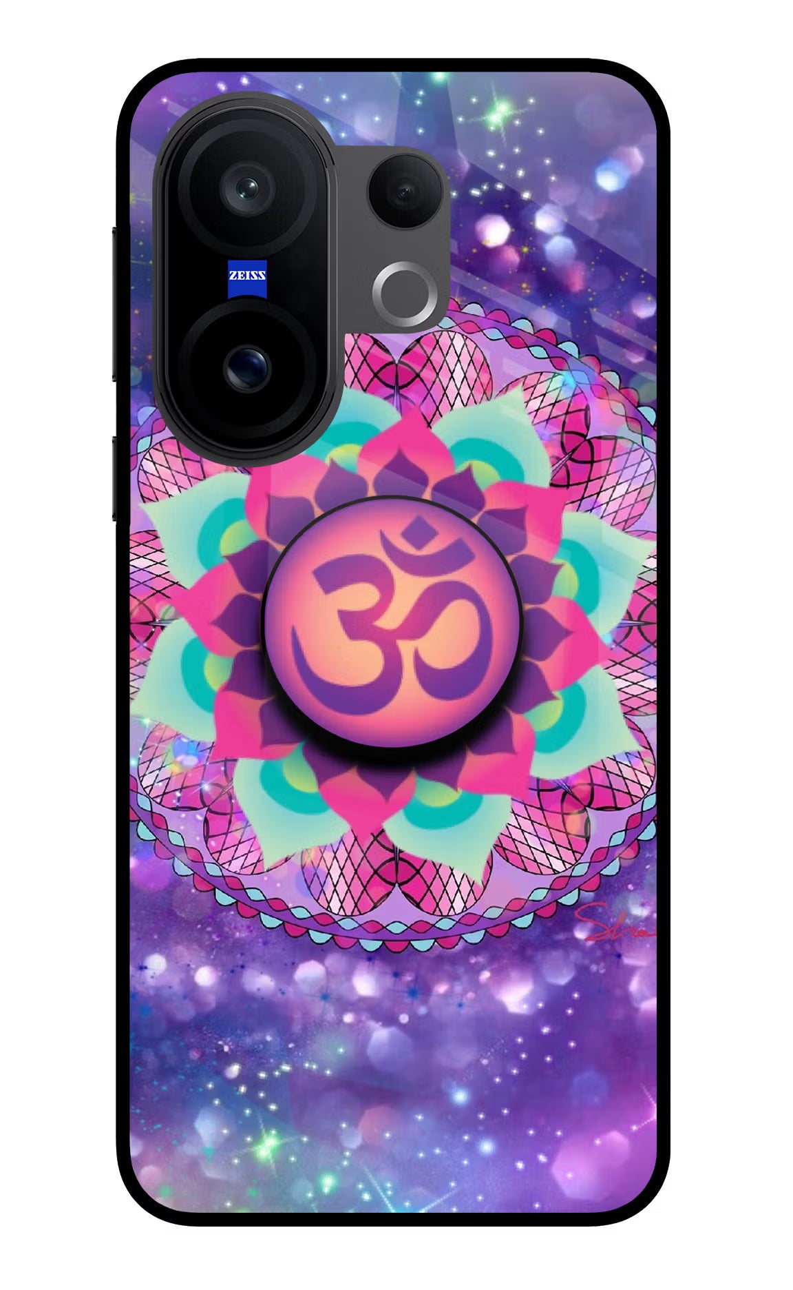 Om Purple Vivo X200 FE Pop Case by Casekaro