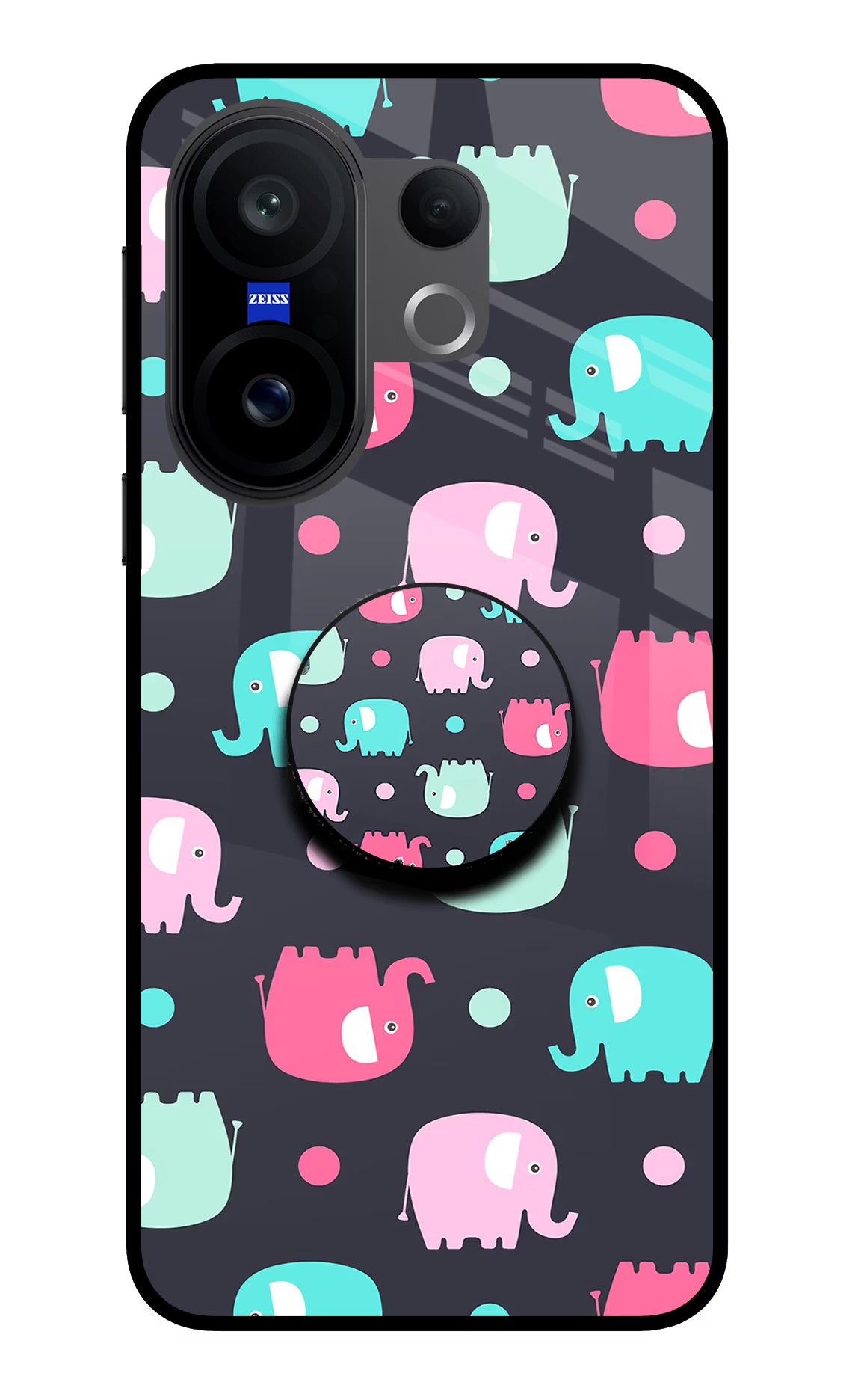 Baby Elephants Vivo X200 FE Pop Case by Casekaro