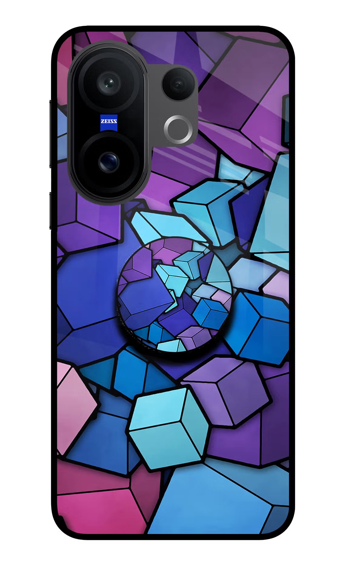 Cubic Abstract Vivo X200 FE Pop Case by Casekaro