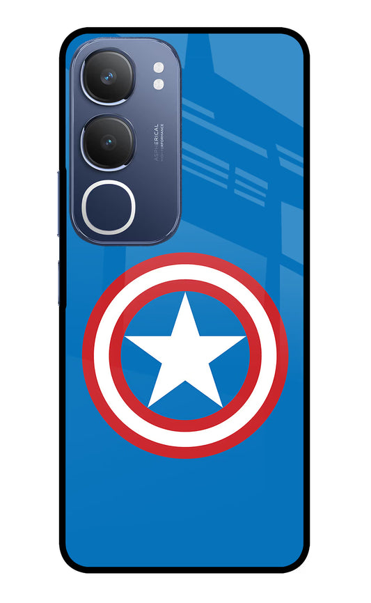 Captain America Logo Vivo Y29 5G Glass Case