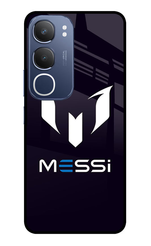 Messi Logo Vivo Y29 5G Glass Case