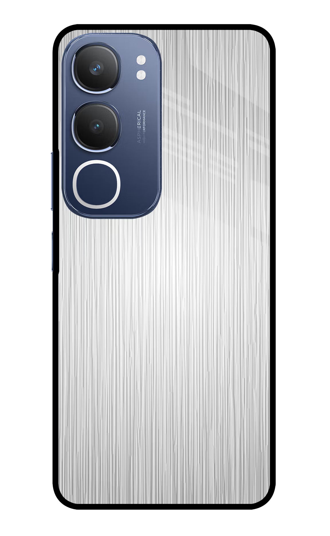 Wooden Grey Texture Vivo Y29 5G Glass Case Back Cover by Casekaro