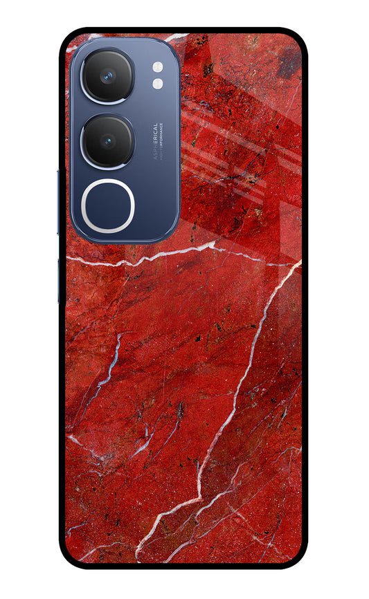 Red Marble Design Vivo Y29 5G Glass Case