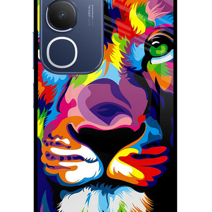 Lion Vivo Y29 5G Glass Case Back Cover by Casekaro