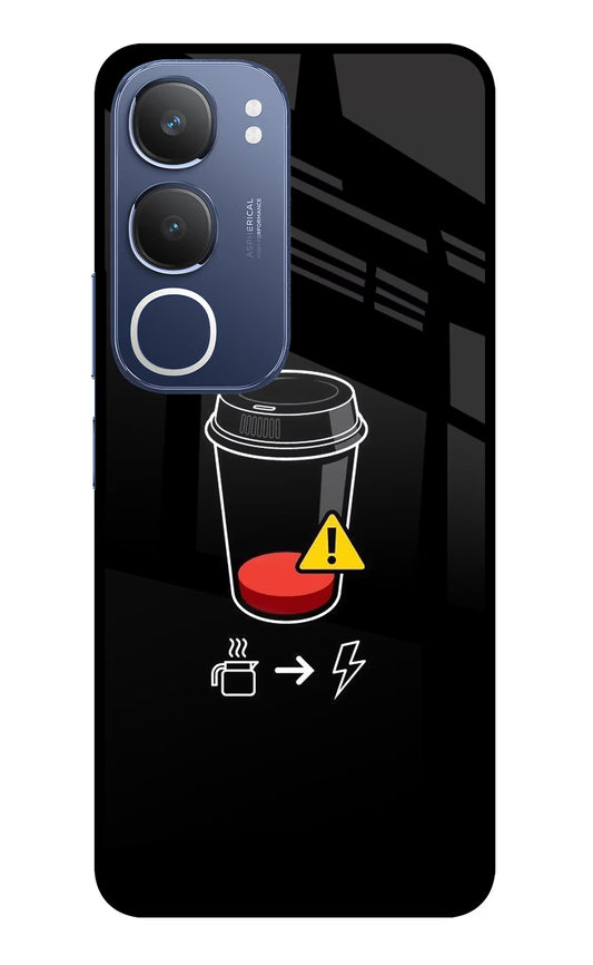 Coffee Vivo Y29 5G Glass Case