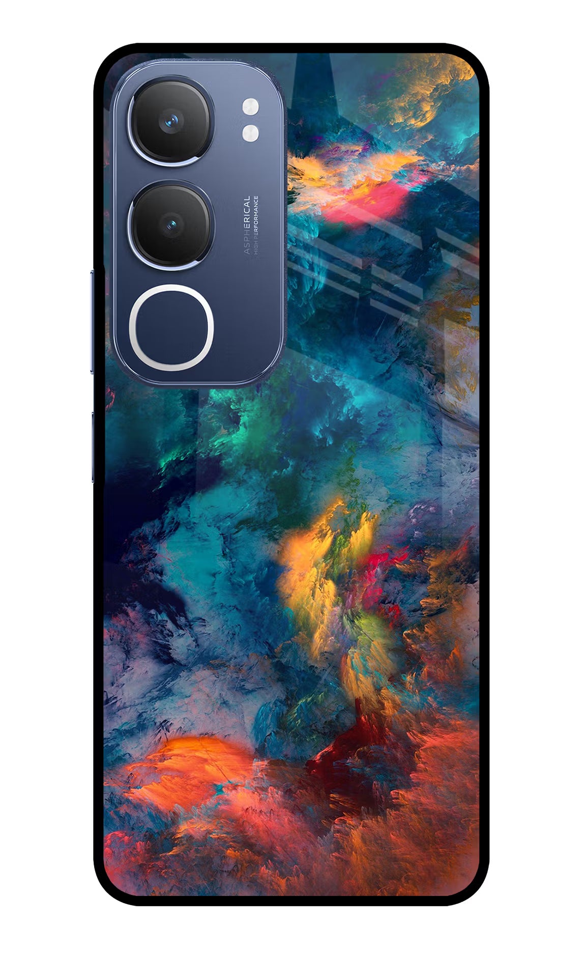 Artwork Paint Vivo Y29 5G Glass Case Back Cover by Casekaro