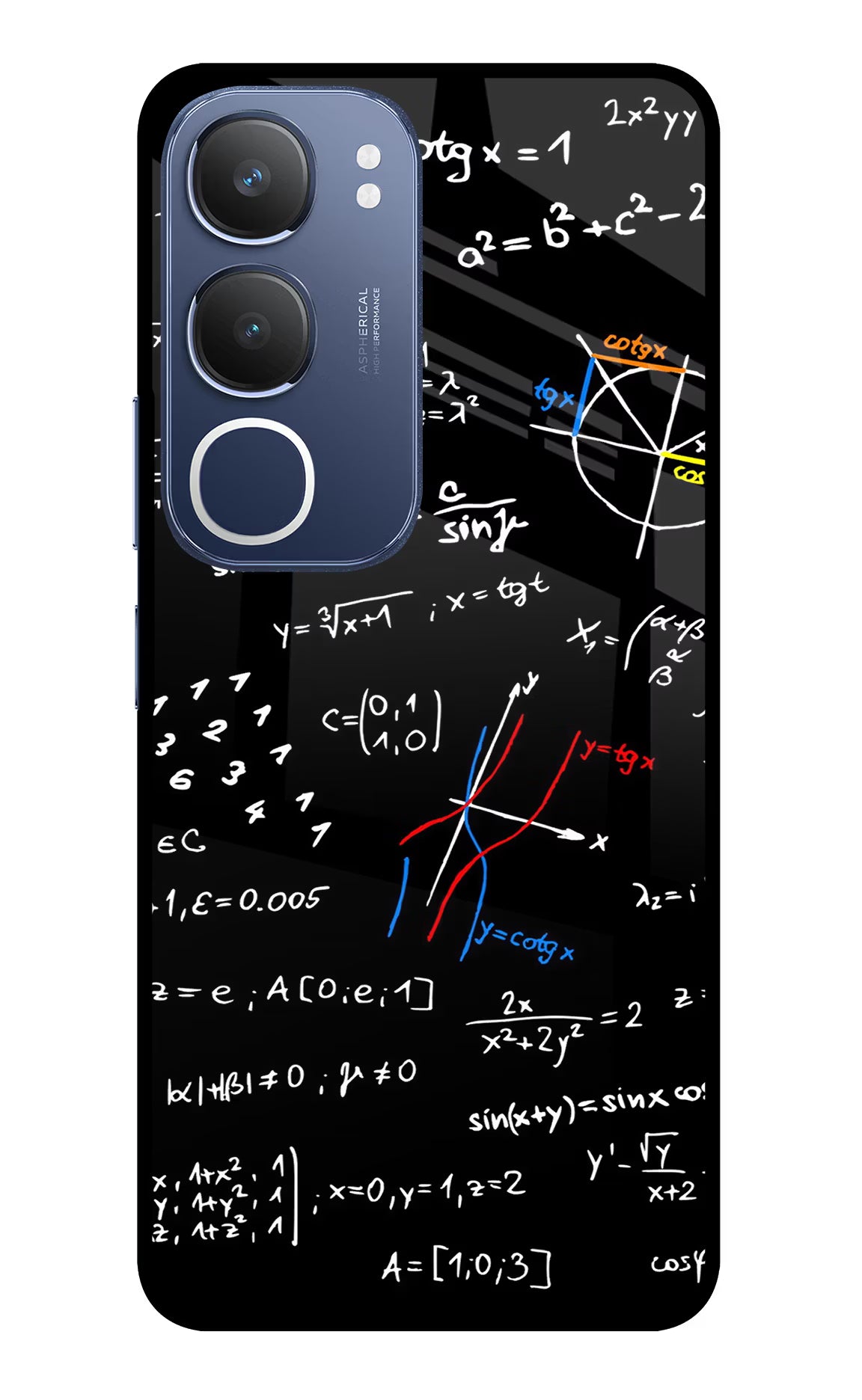 Mathematics Formula Vivo Y29 5G Glass Case Back Cover by Casekaro