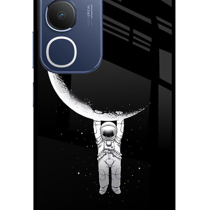 Moon Space Vivo Y29 5G Glass Case Back Cover by Casekaro