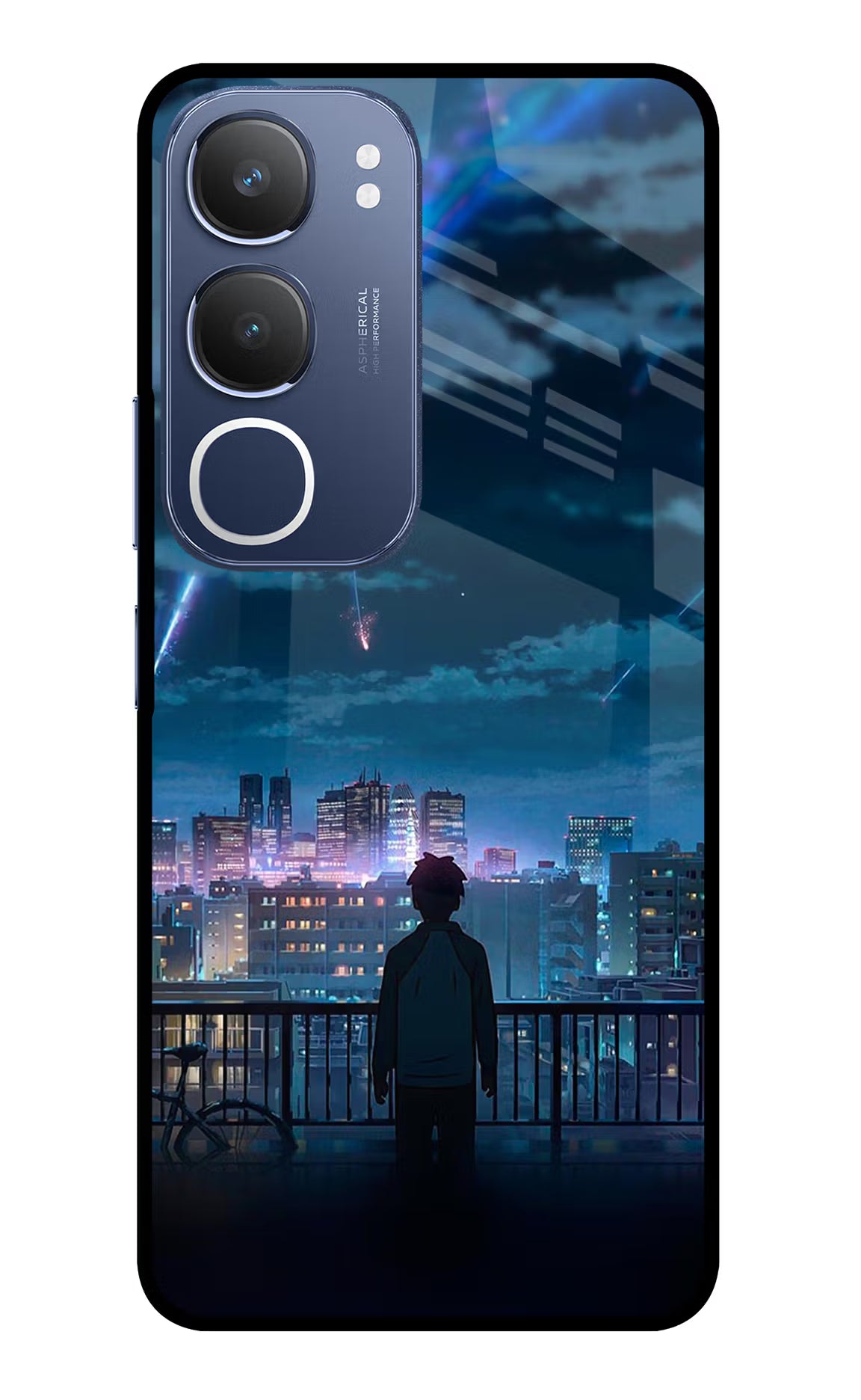 Anime Vivo Y29 5G Glass Case Back Cover by Casekaro
