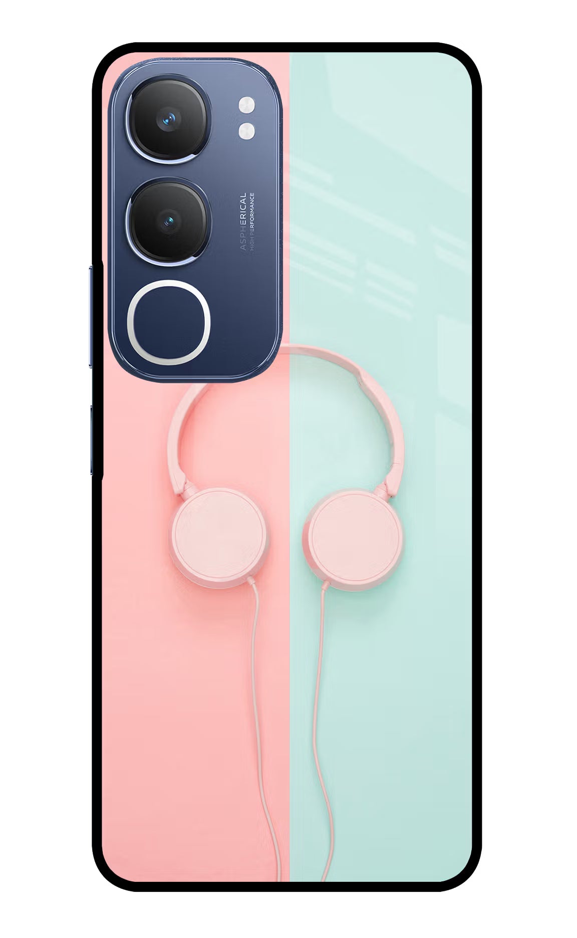 Music Lover Vivo Y29 5G Glass Case Back Cover by Casekaro