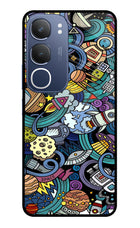 Space Abstract Vivo Y29 5G Glass Case