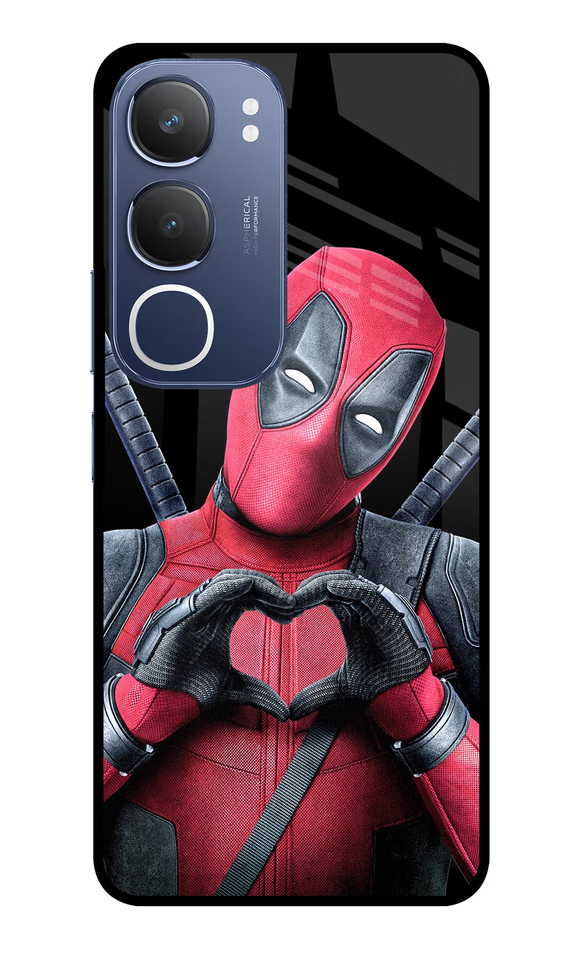 Deadpool Vivo Y29 5G Glass Case Back Cover by Casekaro