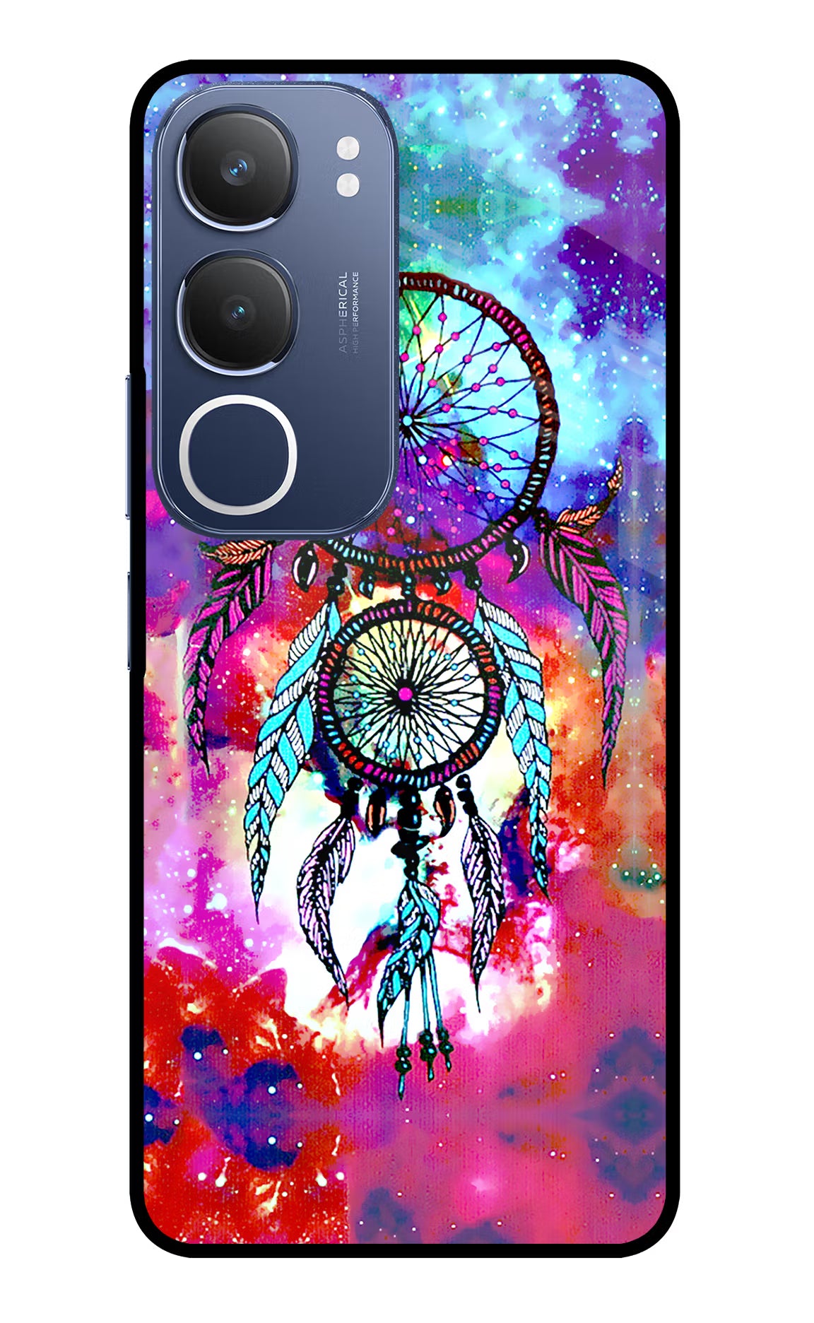 Dream Catcher Abstract Vivo Y29 5G Glass Case Back Cover by Casekaro