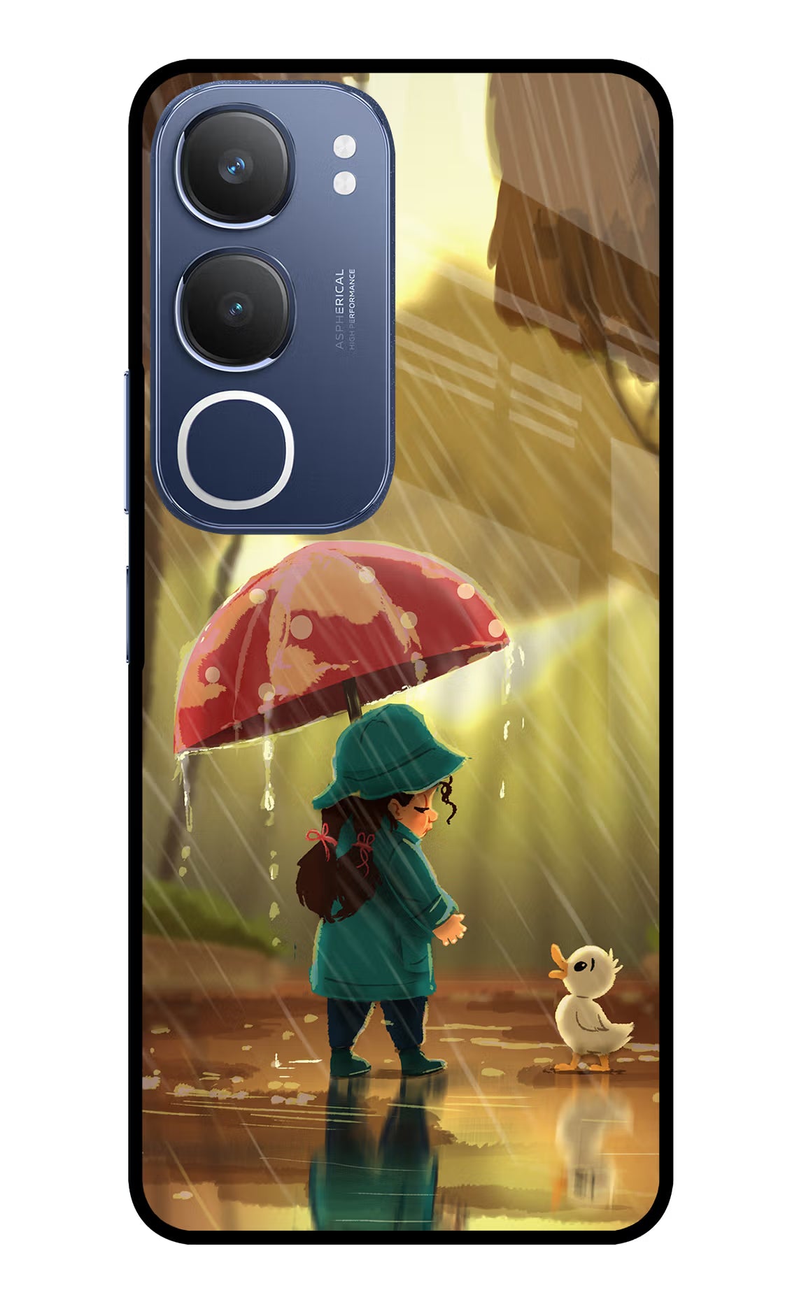 Rainy Day Vivo Y29 5G Glass Case