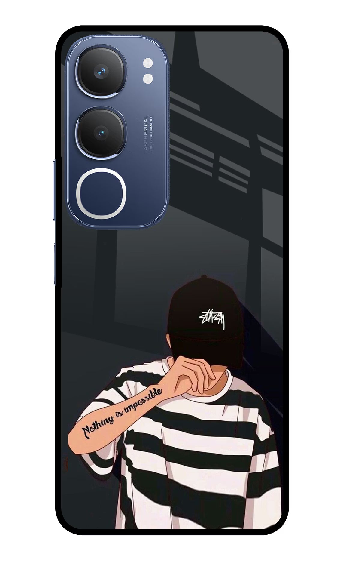 Aesthetic Boy Vivo Y29 5G Glass Case