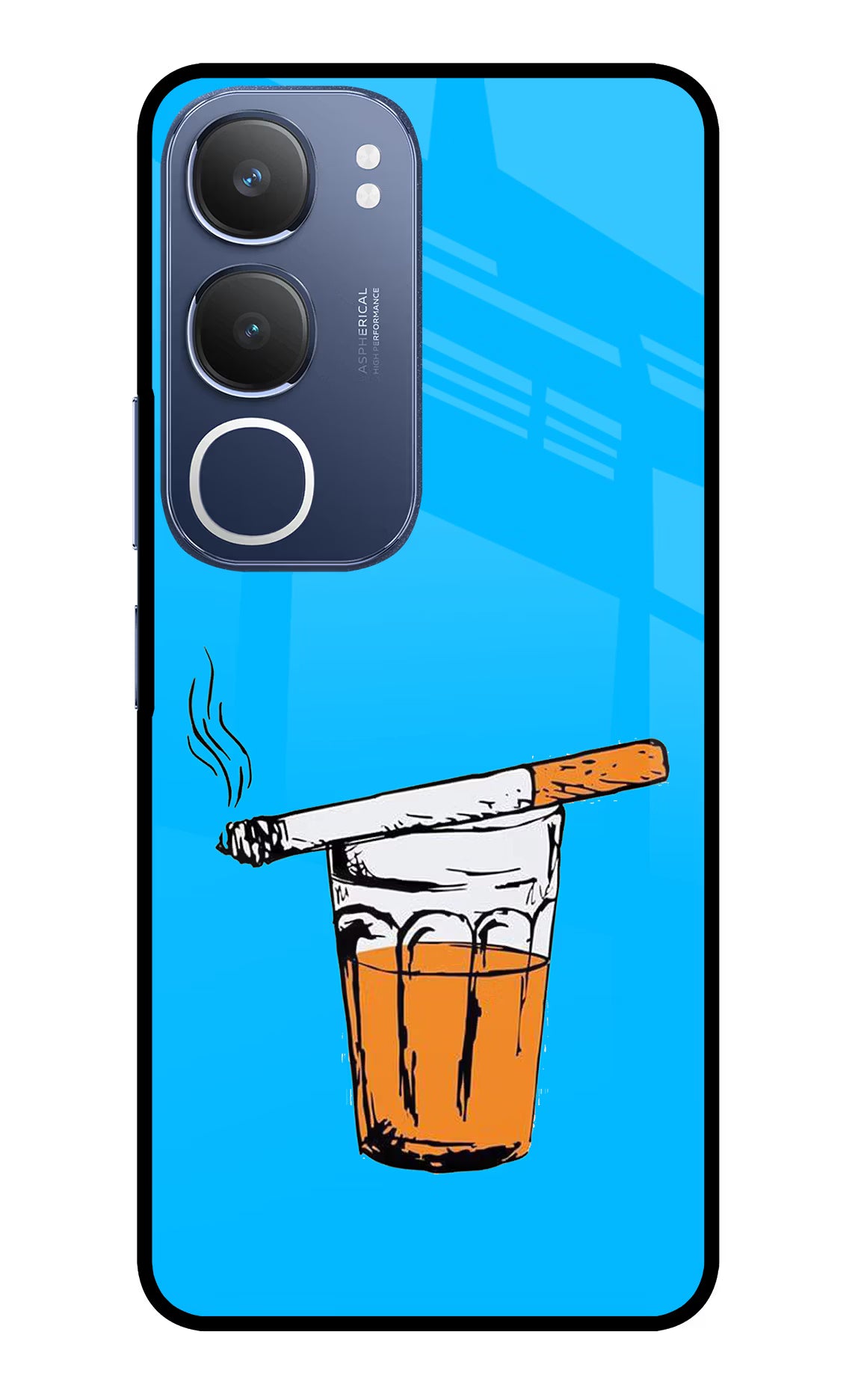 Chai Sutta Vivo Y29 5G Glass Case
