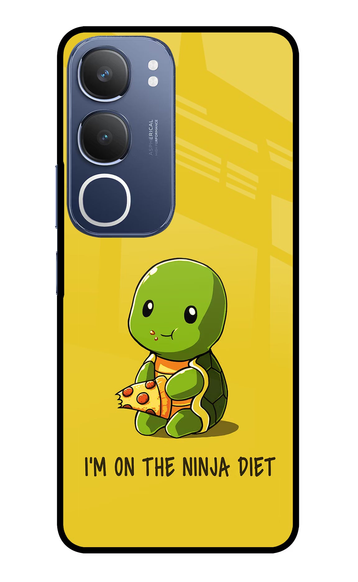 I'm on Ninja Diet Vivo Y29 5G Glass Case Back Cover by Casekaro