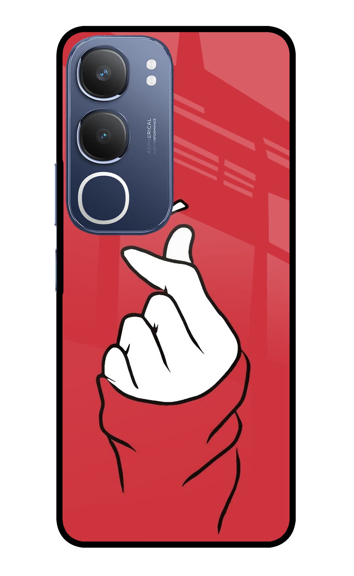 Korean Love Sign Vivo Y29 5G Glass Case
