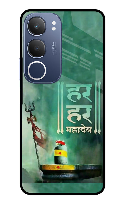 Har Har Mahadev Shivling Vivo Y29 5G Glass Case