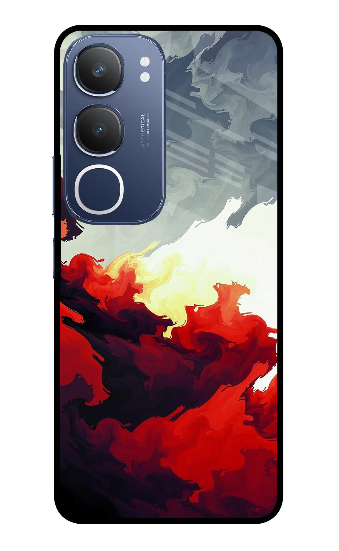 Fire Cloud Vivo Y29 5G Glass Case