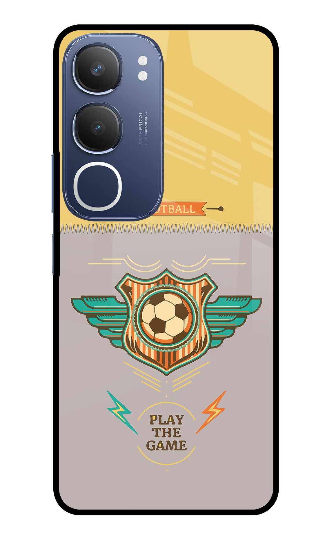 Football Vivo Y29 5G Glass Case
