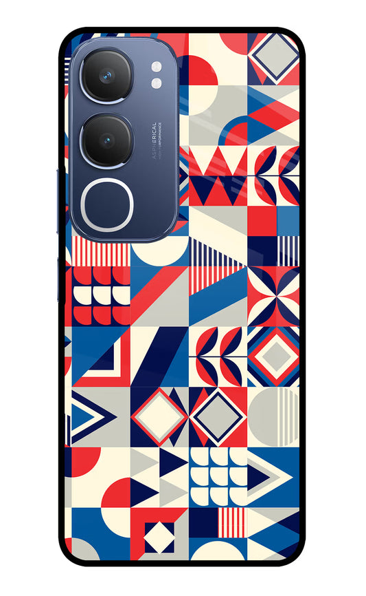 Colorful Pattern Vivo Y29 5G Glass Case
