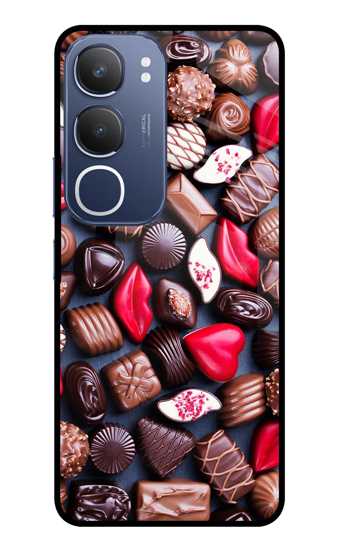 Chocolates Vivo Y29 5G Glass Case