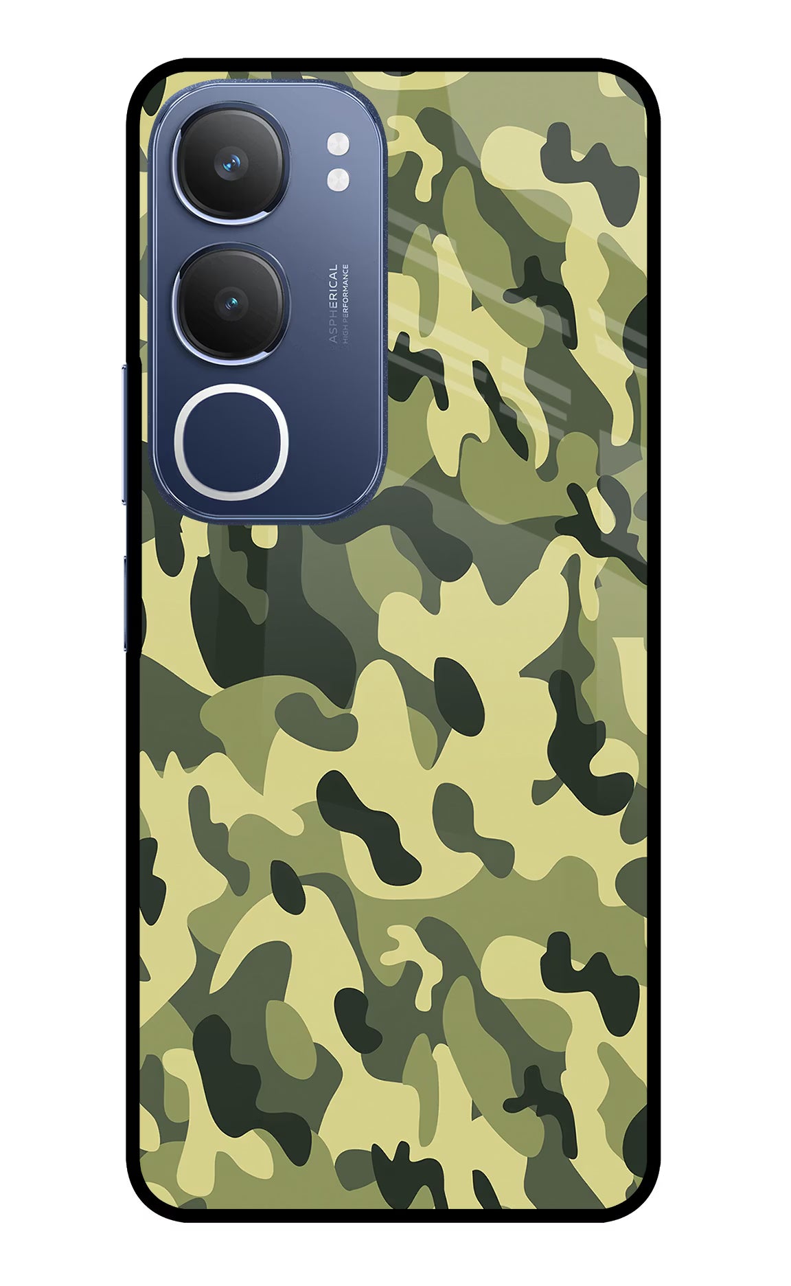 Camouflage Vivo Y29 5G Glass Case