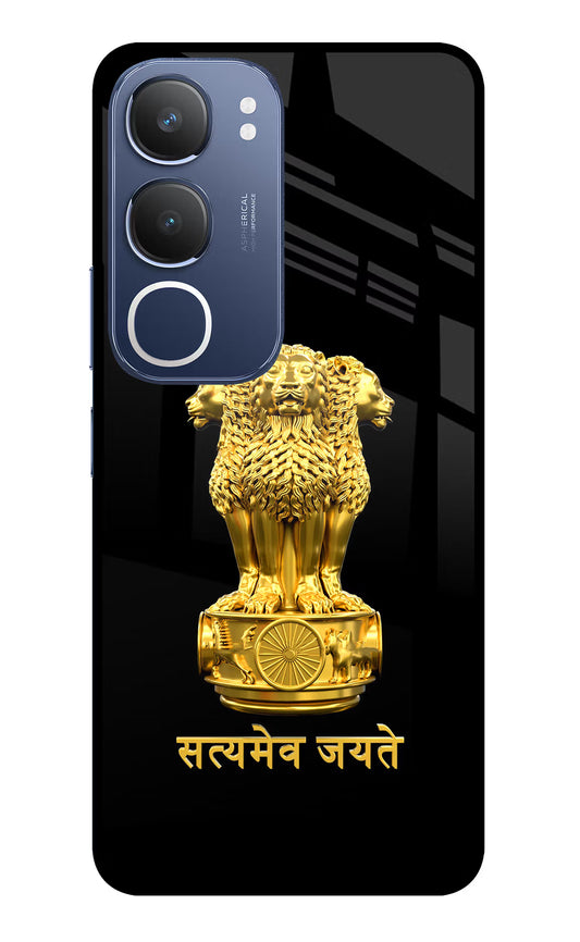 Satyamev Jayate Golden Vivo Y29 5G Glass Case