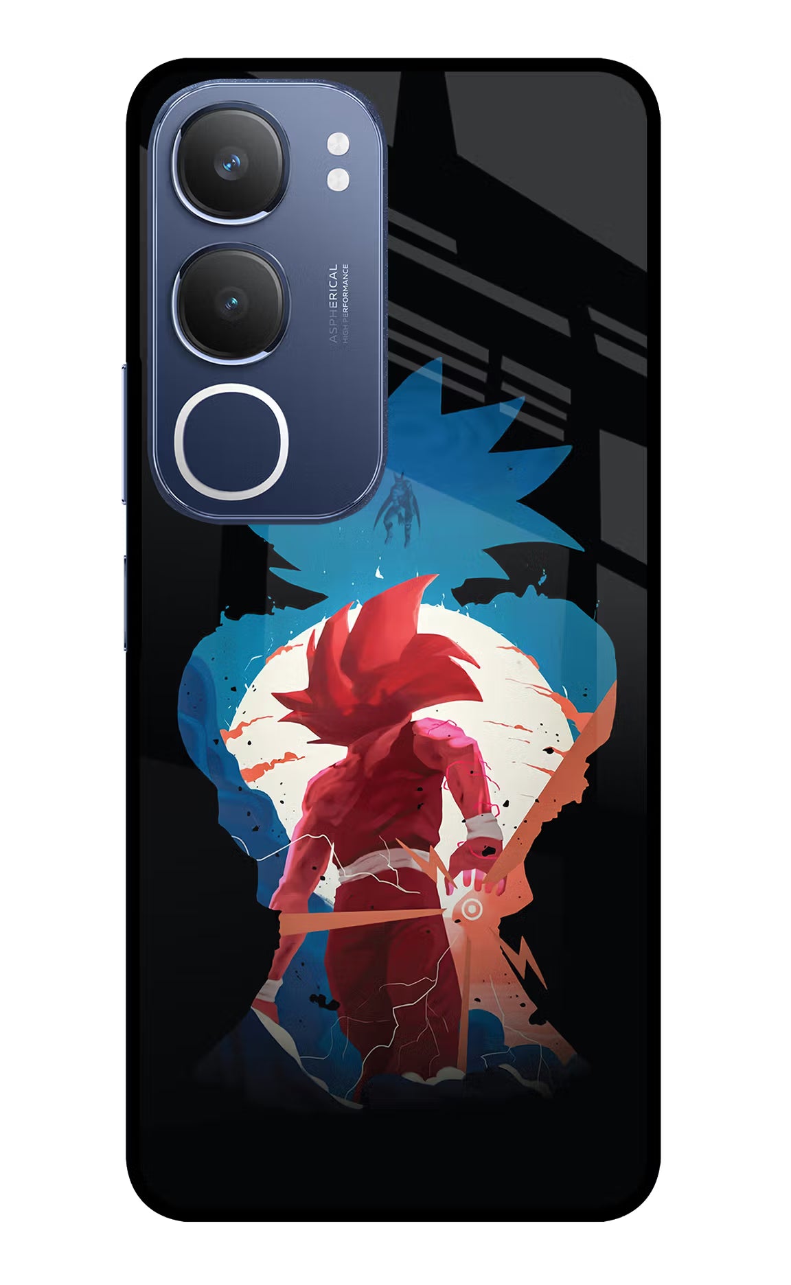 Goku Vivo Y29 5G Glass Case Back Cover by Casekaro