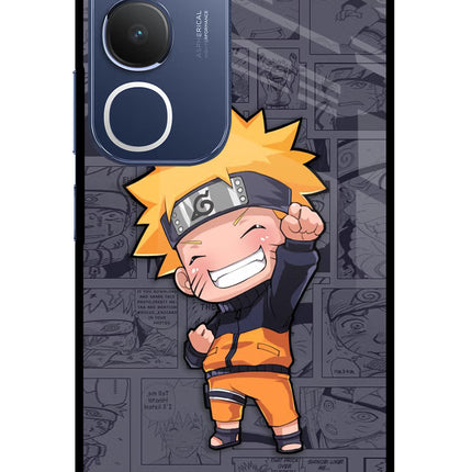 Chota Naruto Vivo Y29 5G Glass Case Back Cover by Casekaro