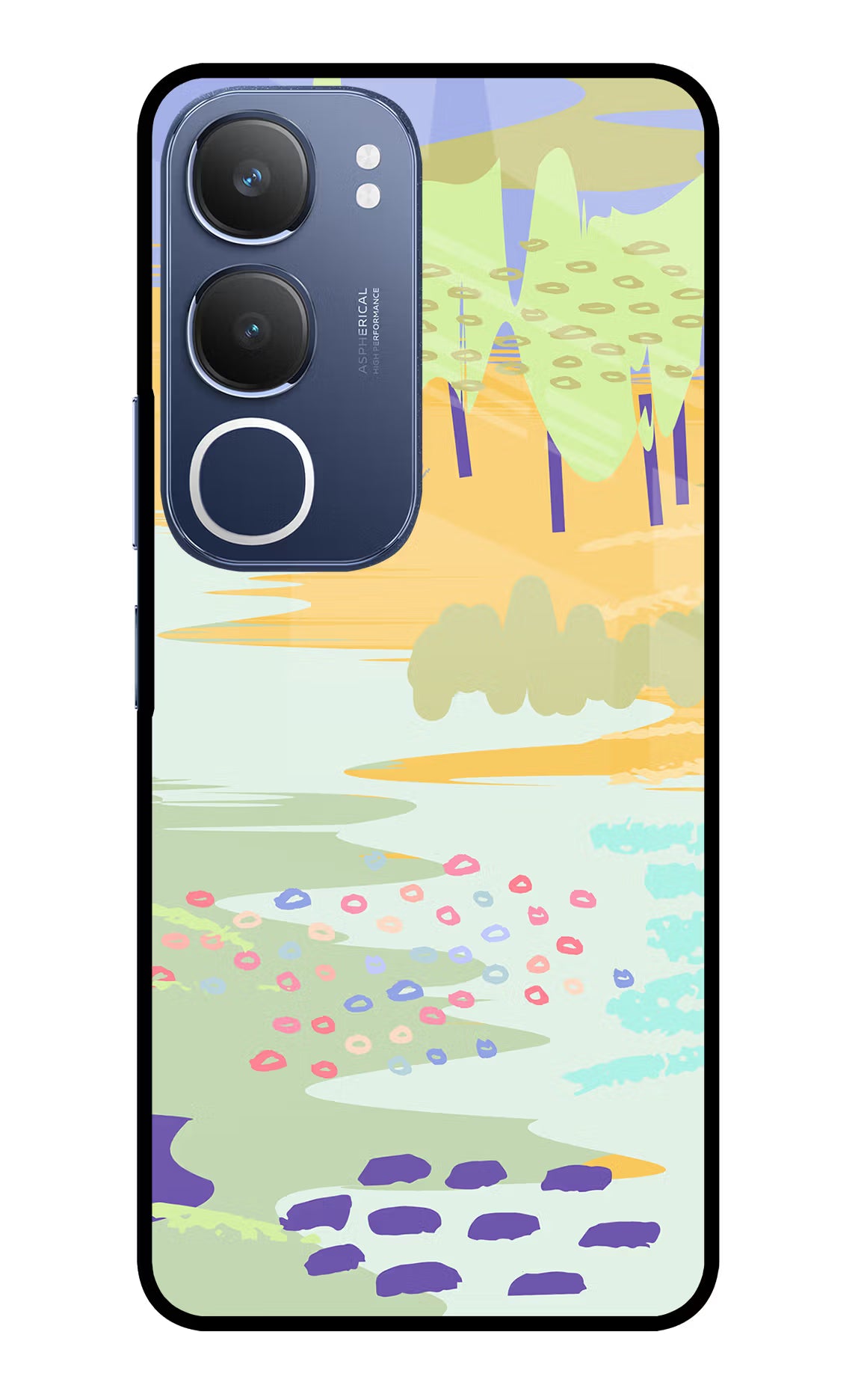 Scenery Vivo Y29 5G Glass Case Back Cover by Casekaro
