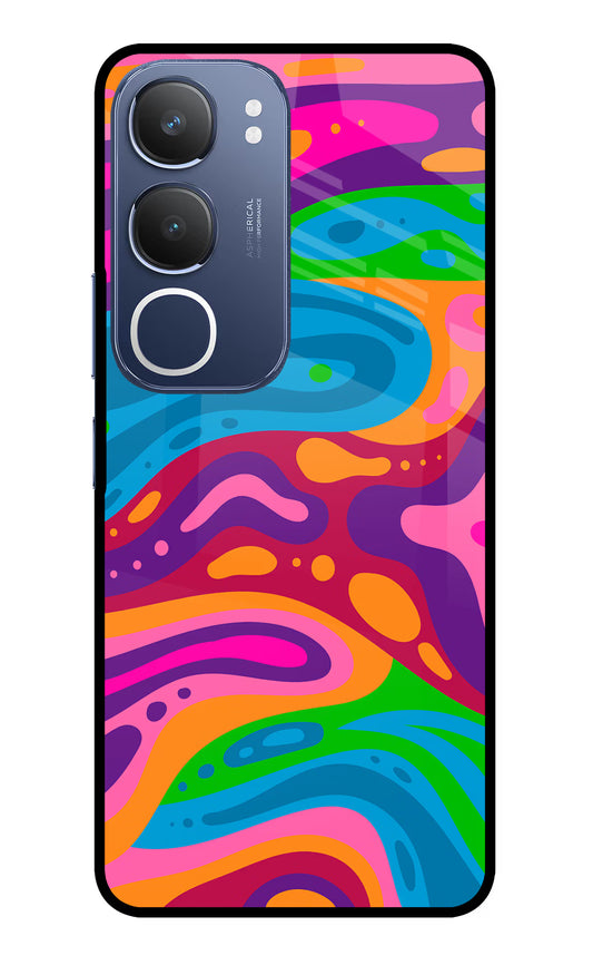 Trippy Pattern Vivo Y29 5G Glass Case
