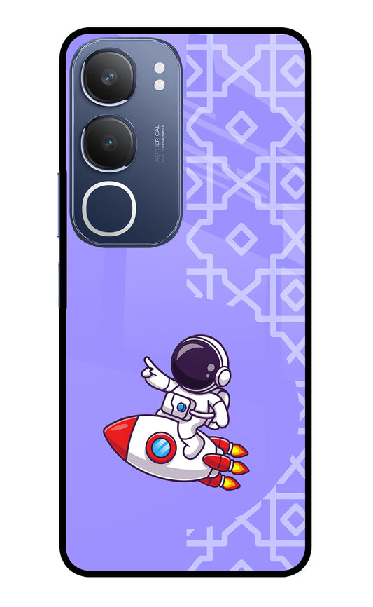 Cute Astronaut Vivo Y29 5G Glass Case