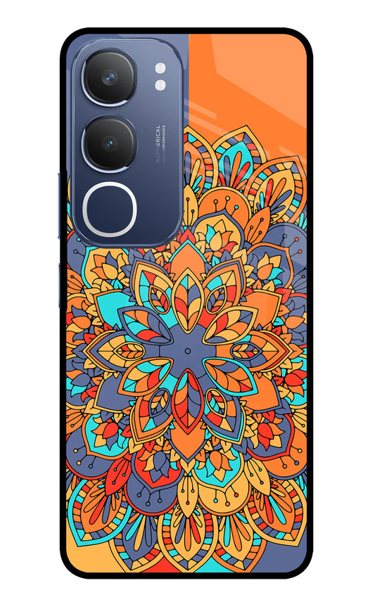 Color Mandala Vivo Y29 5G Glass Case